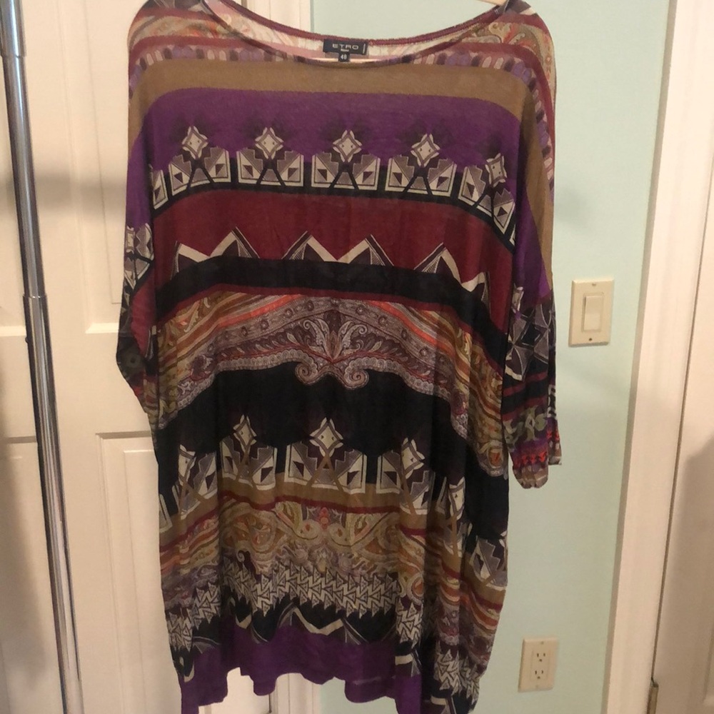 PERFECT CONDITON ETRO SILK TUNIC ‼️